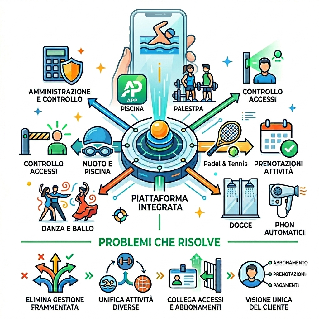 Perché nasce NICEGEST e quali problemi risolve nei centri sportivi
